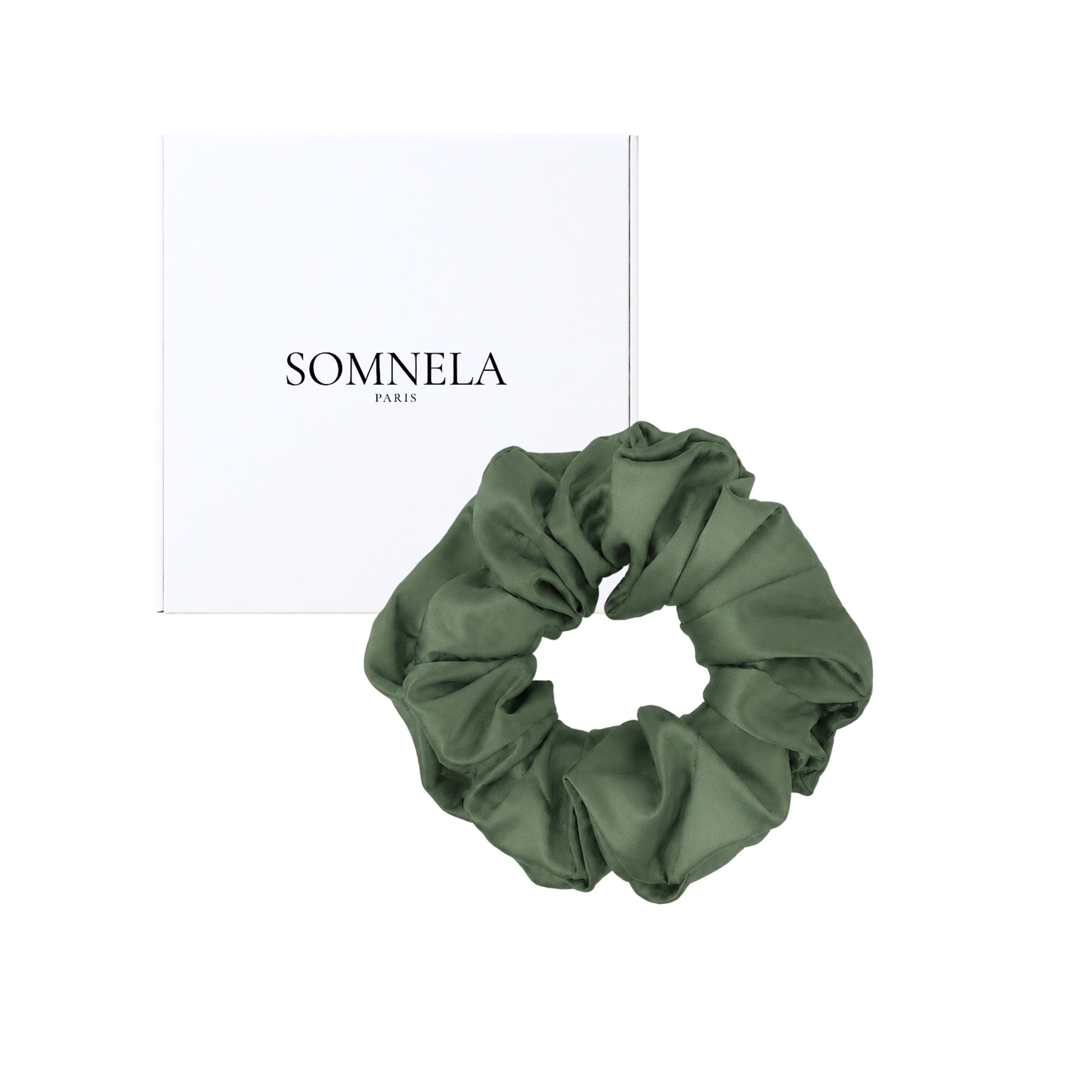 Chouchou en soie de mûrier 22 momme, L | SOMNELA
