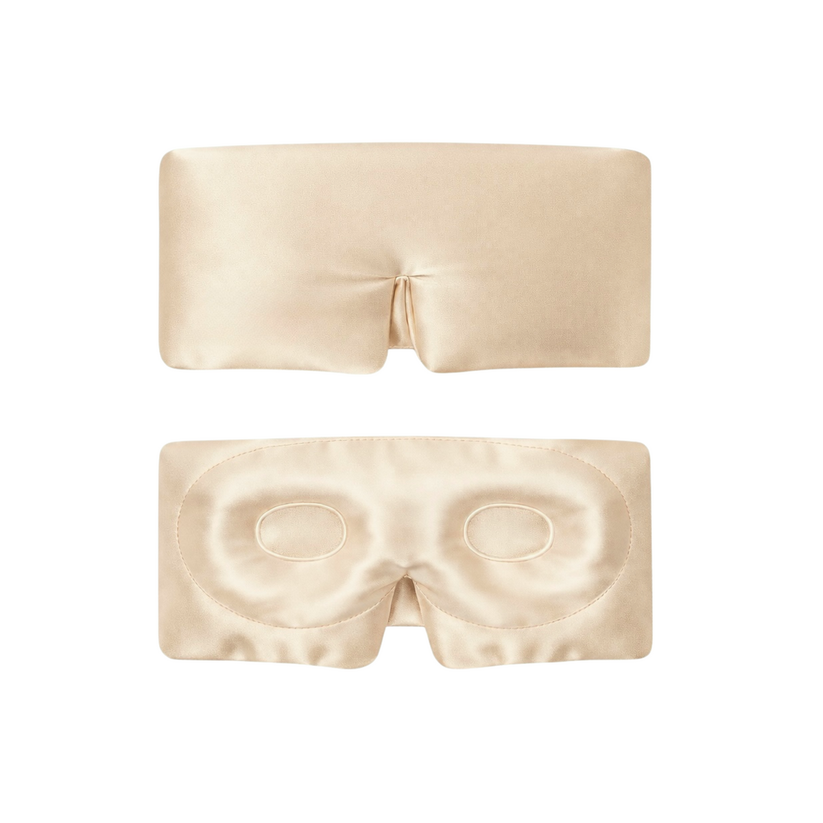 Masque bandeau de nuit 3D en soie de Mûrier 22 momme