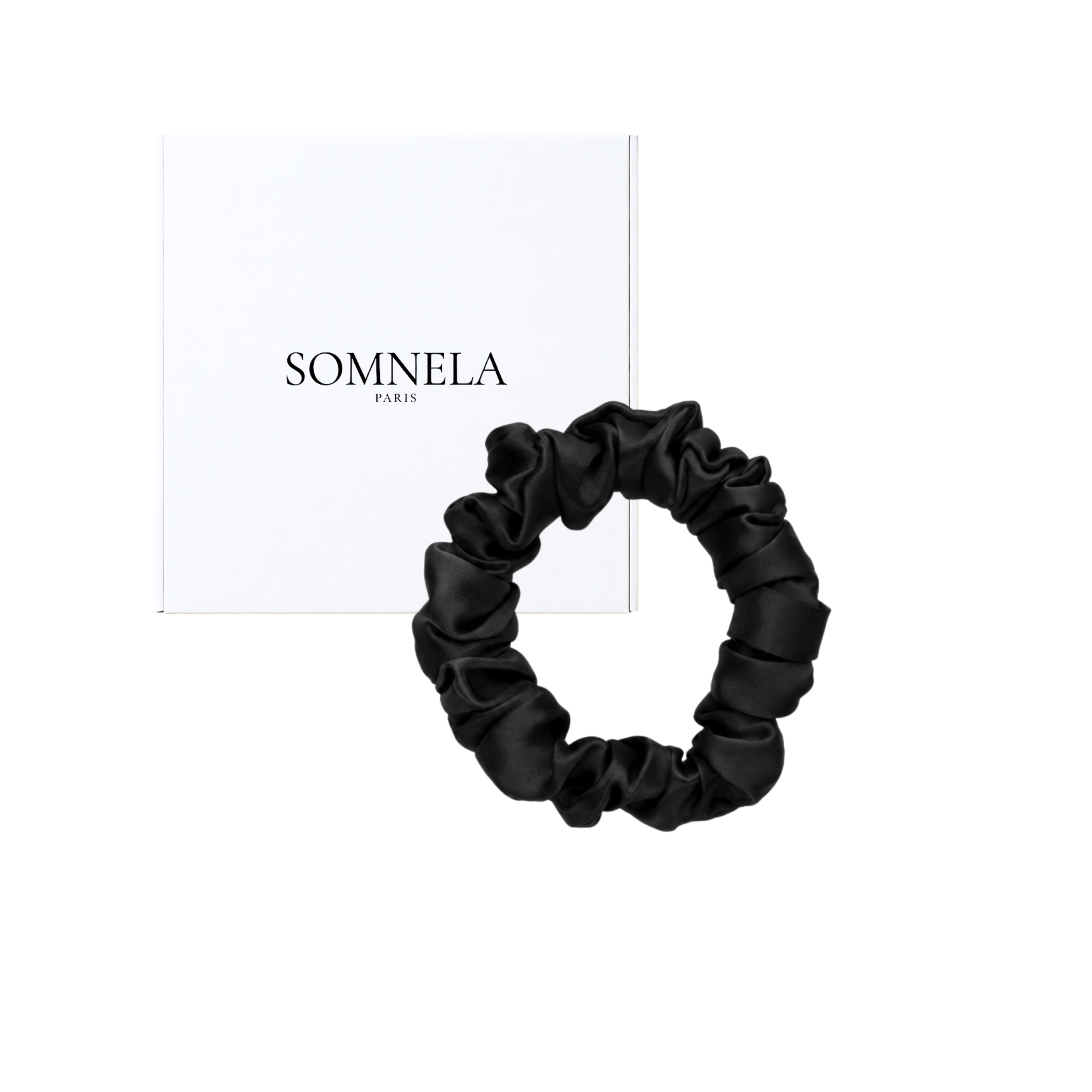 Chouchou en soie de mûrier 22 momme, S | SOMNELA