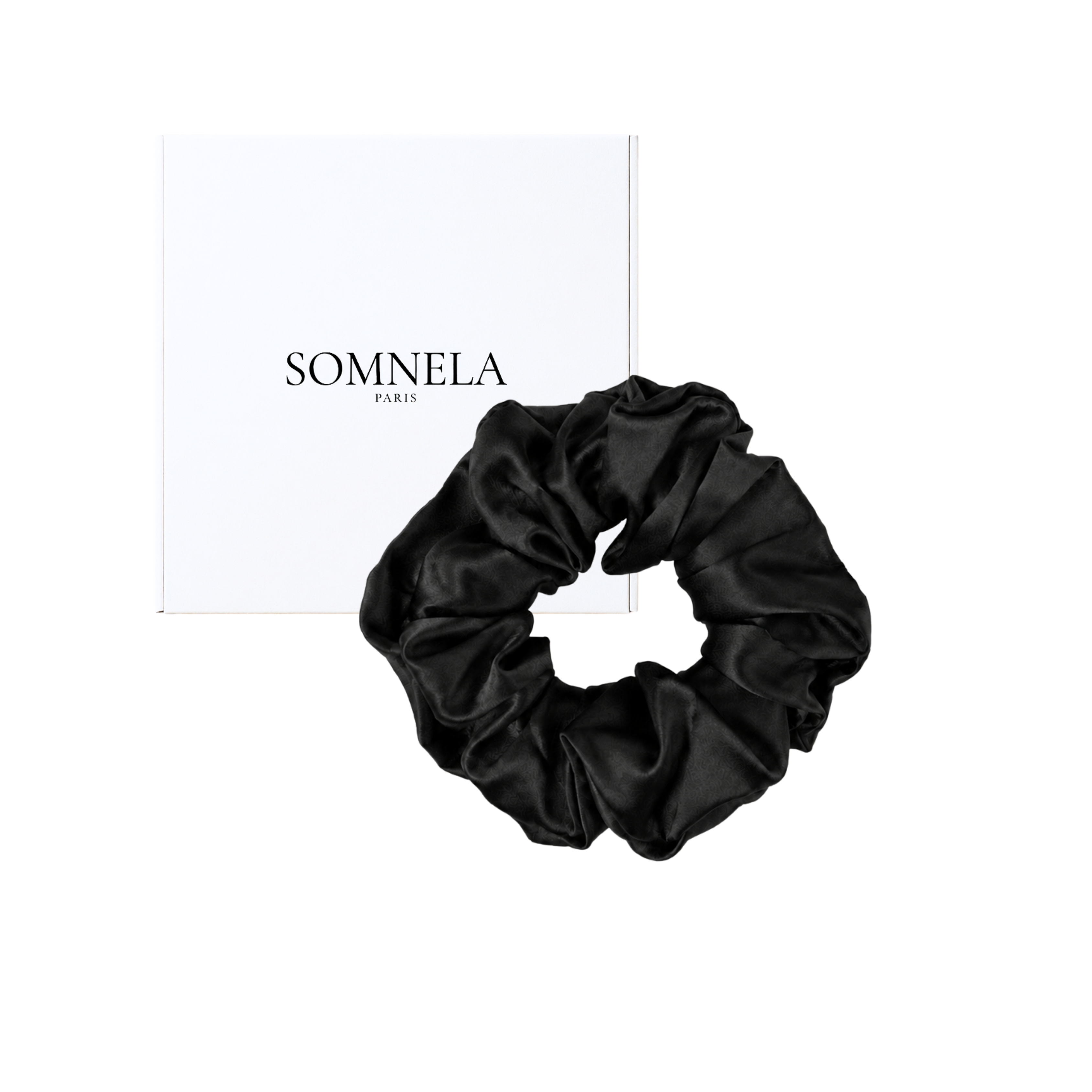 Chouchou en soie de mûrier 22 momme, L | SOMNELA