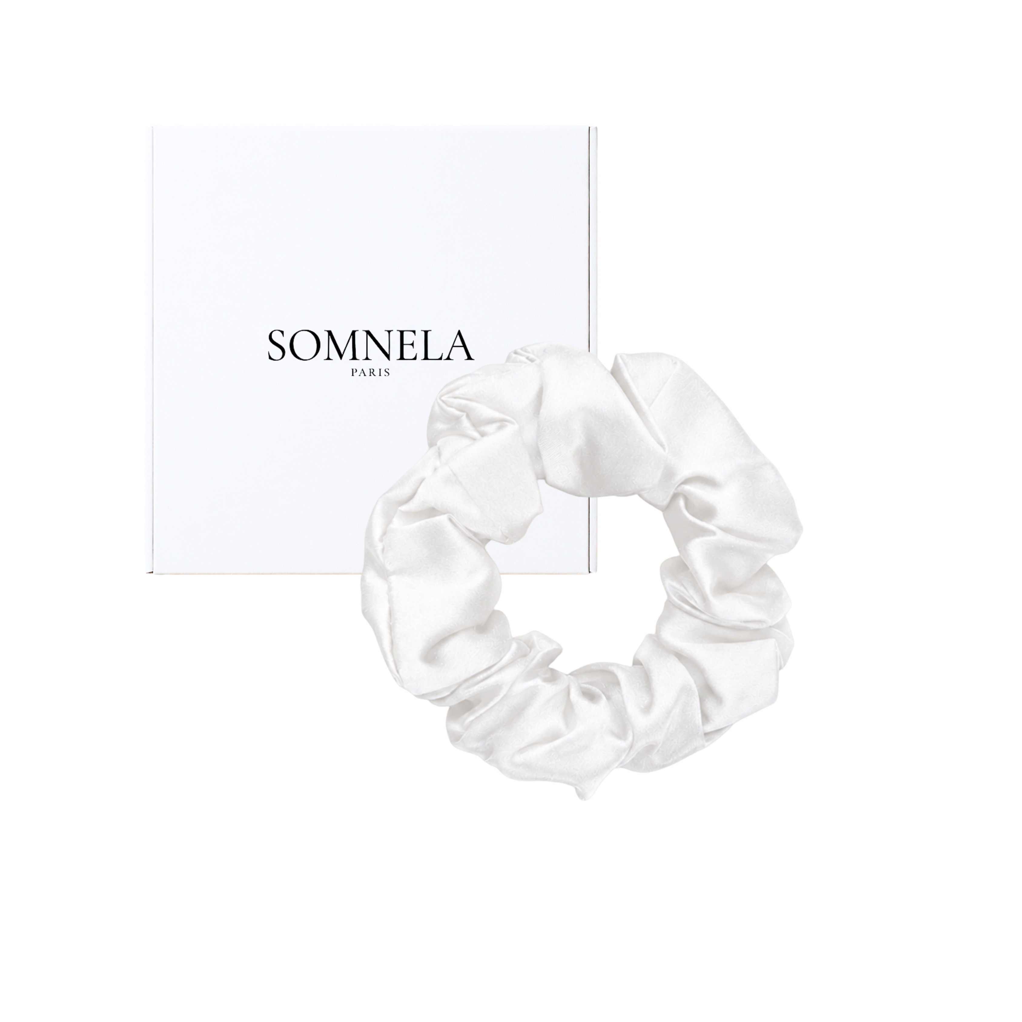 Chouchou en soie de mûrier 22 momme, M | SOMNELA