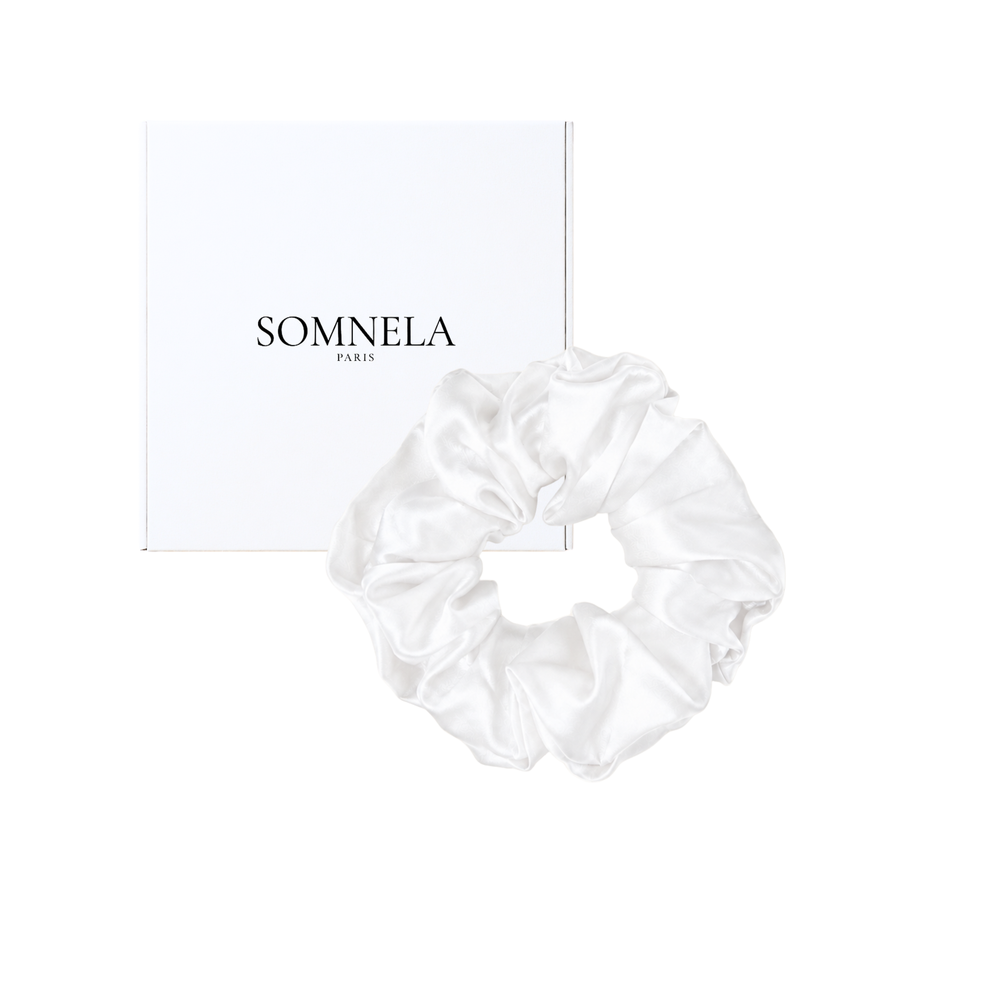 Chouchou en soie de mûrier 22 momme, L | SOMNELA