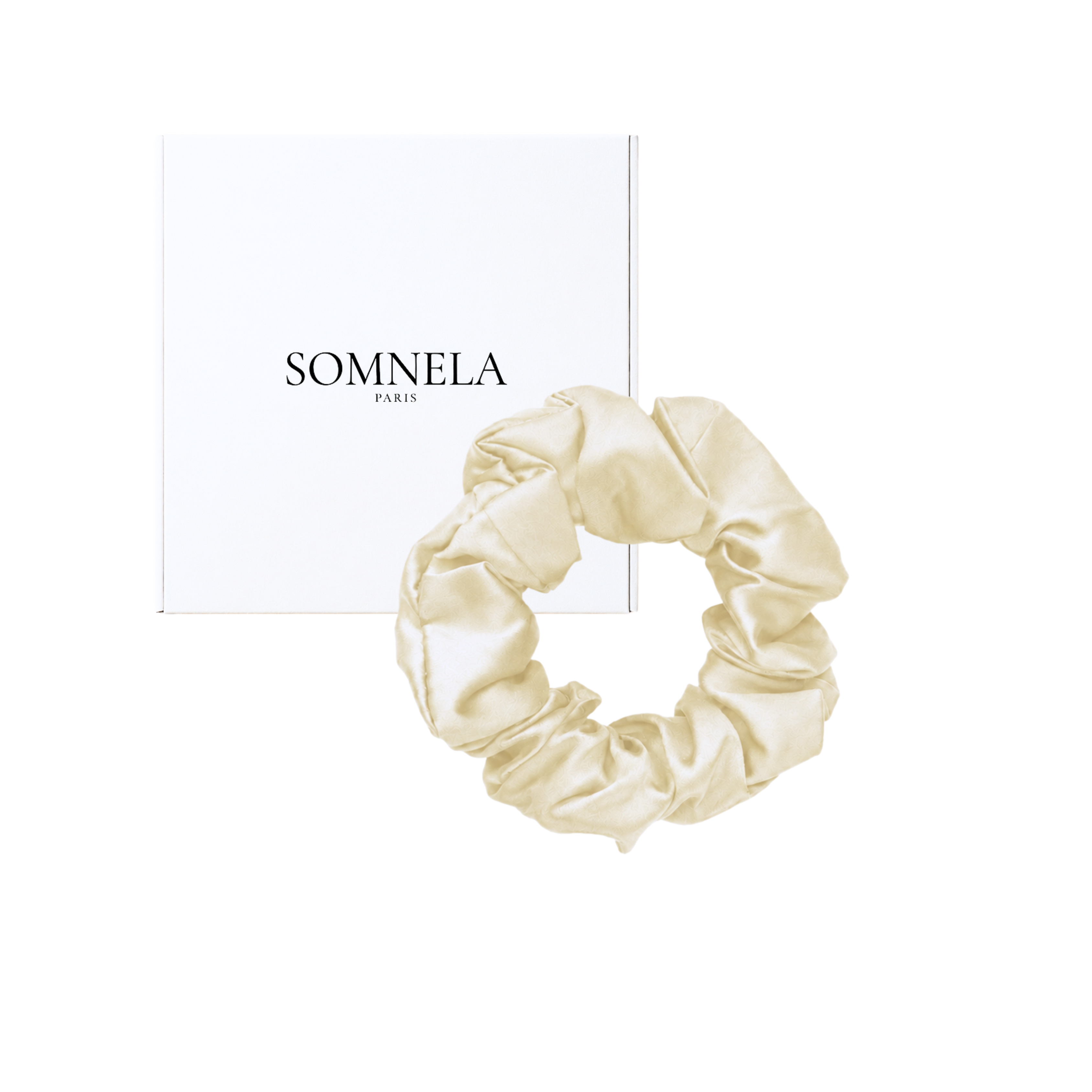 Chouchou en soie de mûrier 22 momme, M | SOMNELA
