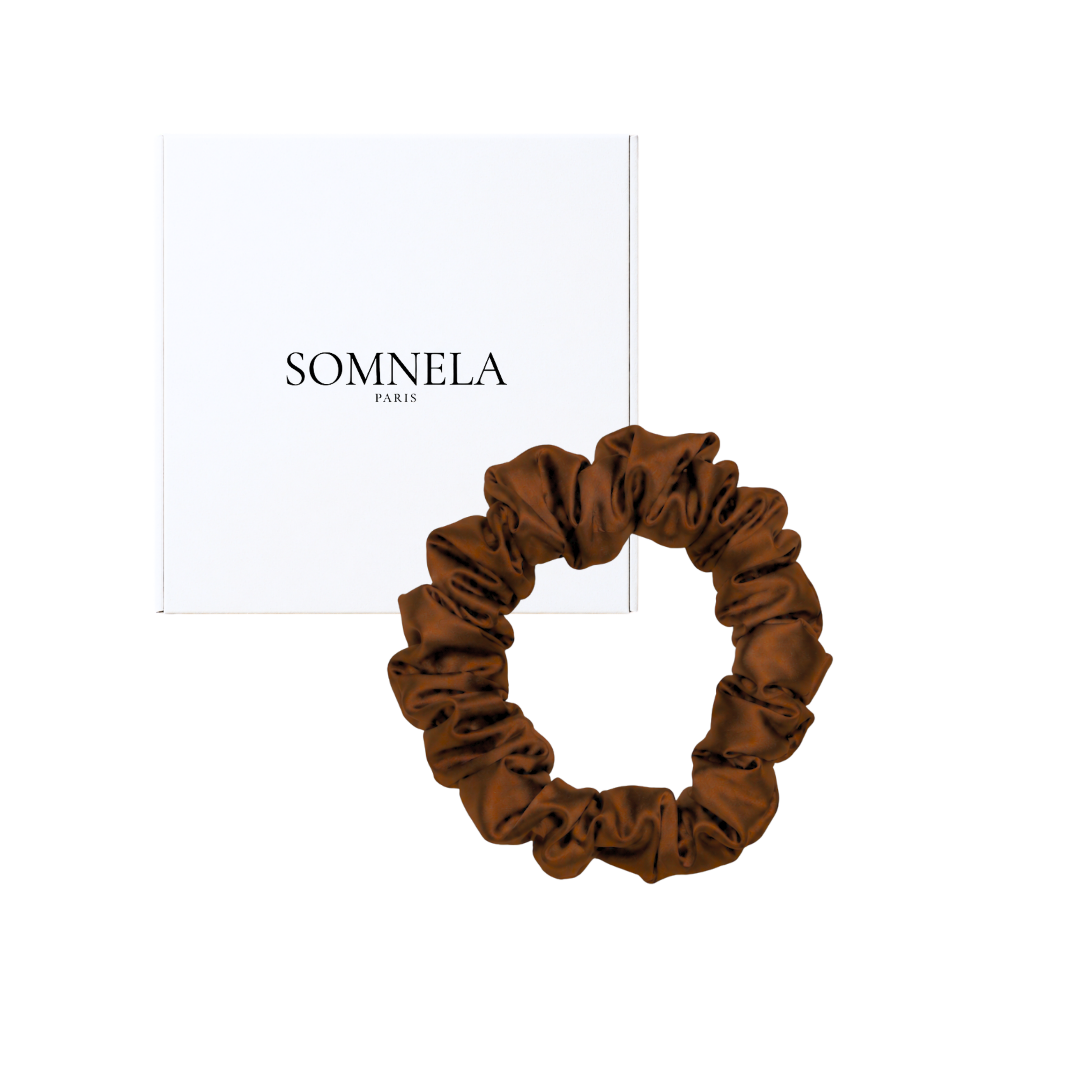 Chouchou en soie de mûrier 22 momme, S | SOMNELA