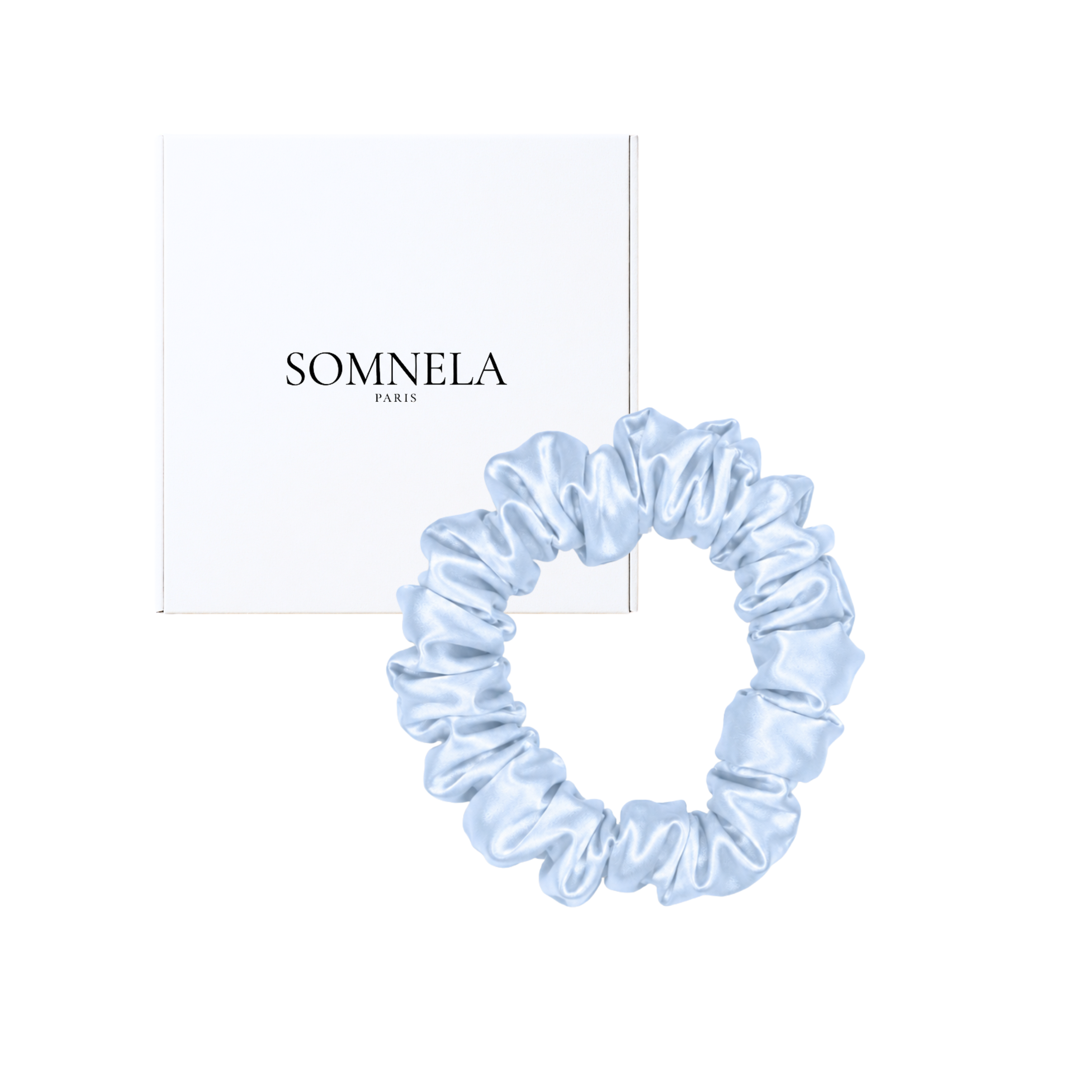 Chouchou en soie de mûrier 22 momme, S | SOMNELA