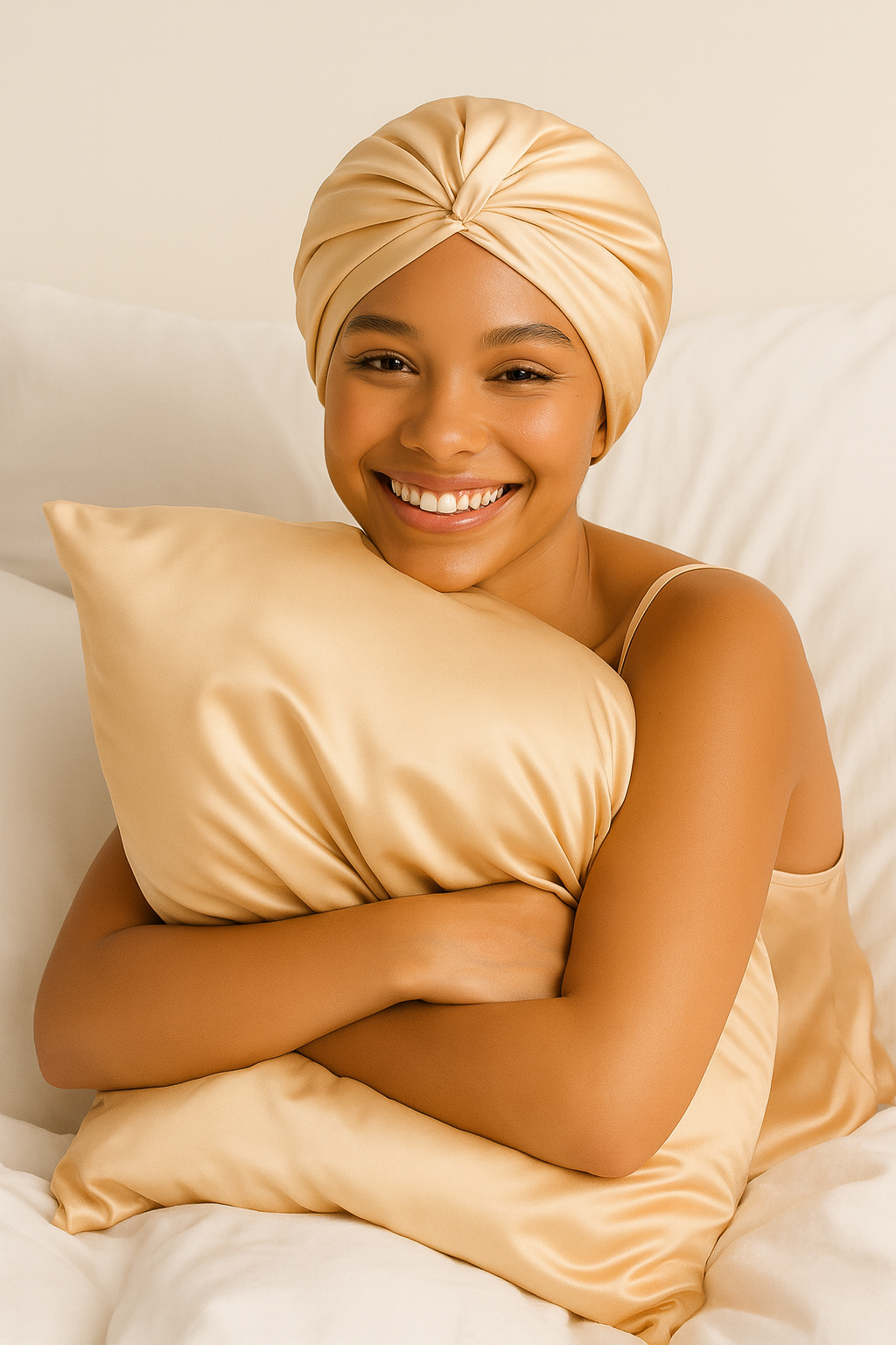 Bonnet de nuit en soie de murier 22 momme | SOMNELA