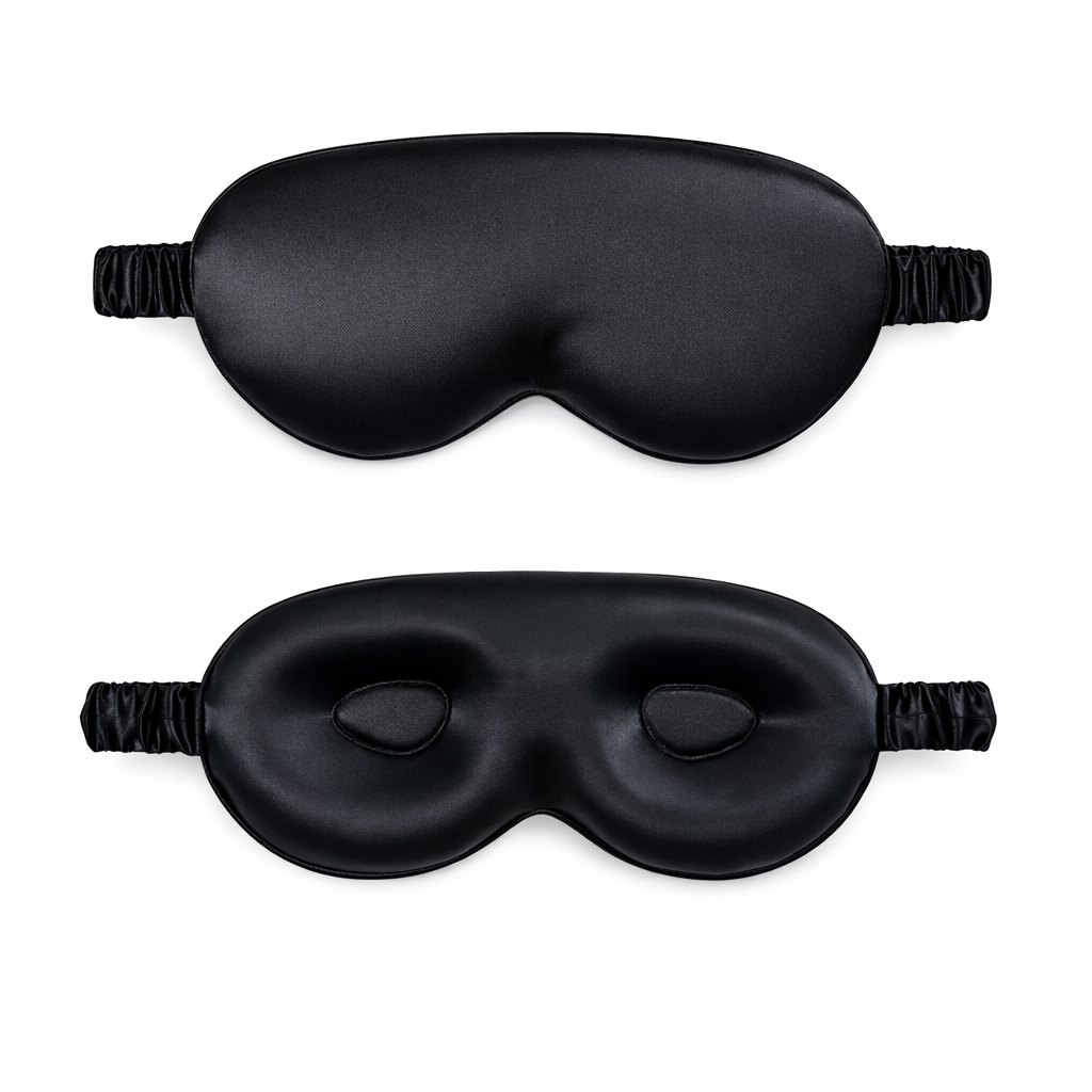 Masque de nuit 3D en soie de mûrier 22 momme | SOMNELA