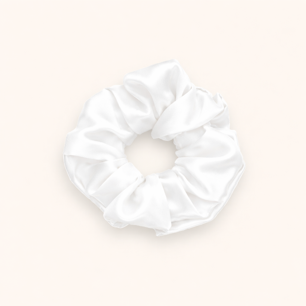 Chouchou en soie de mûrier 22 momme, L | SOMNELA