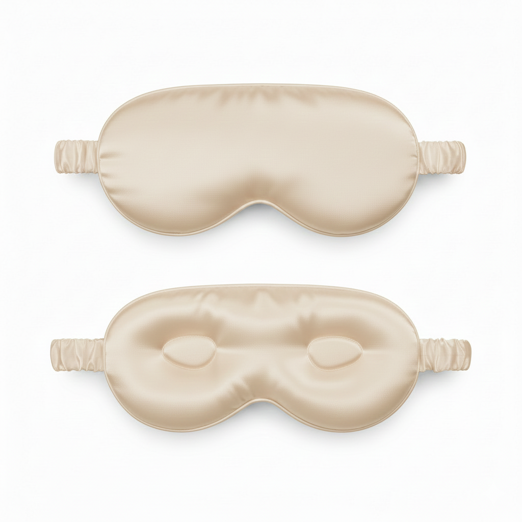 Masque de nuit 3D en soie de mûrier 22 momme | SOMNELA