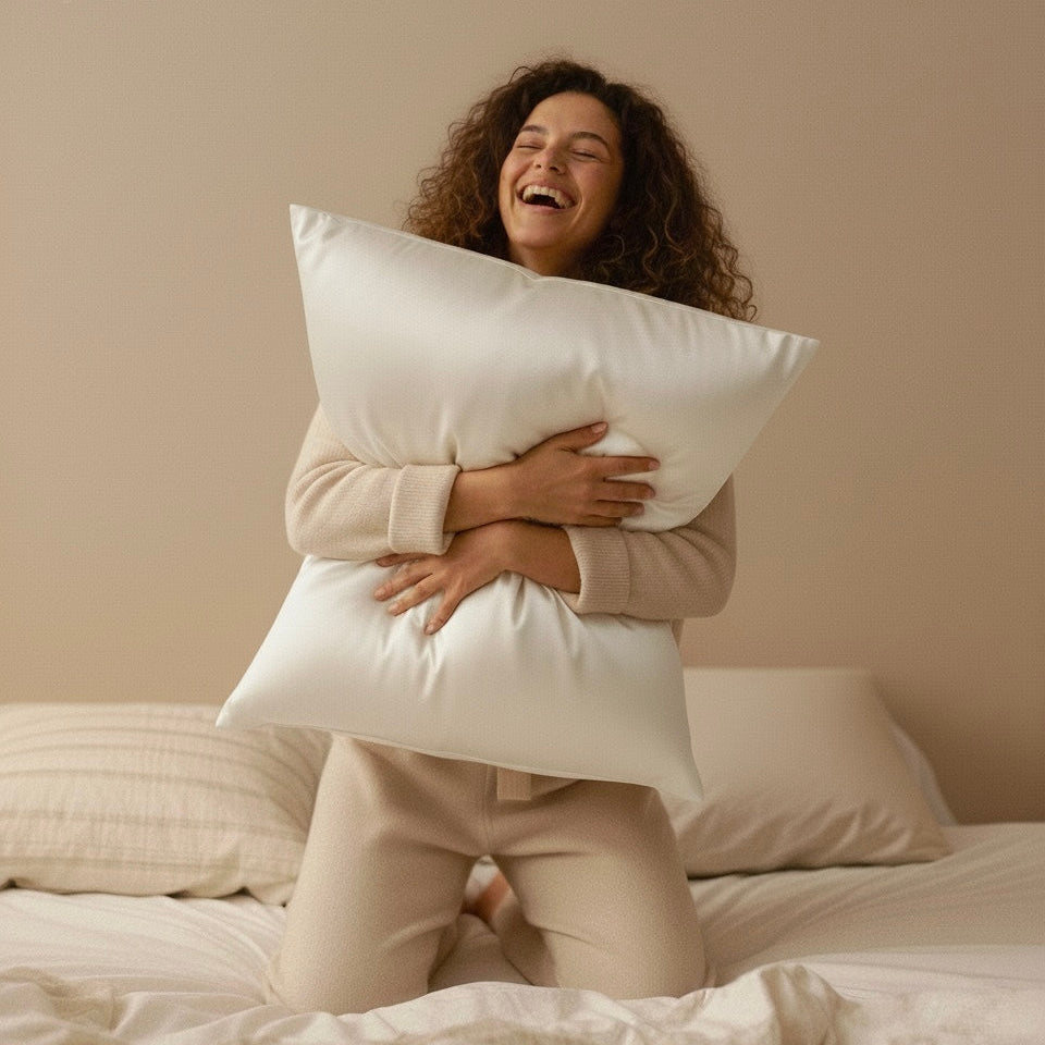 Taie d'oreiller en soie de Mûrier 22 momme | SOMNELA