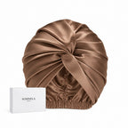 Bonnet de nuit en soie de murier 22 momme