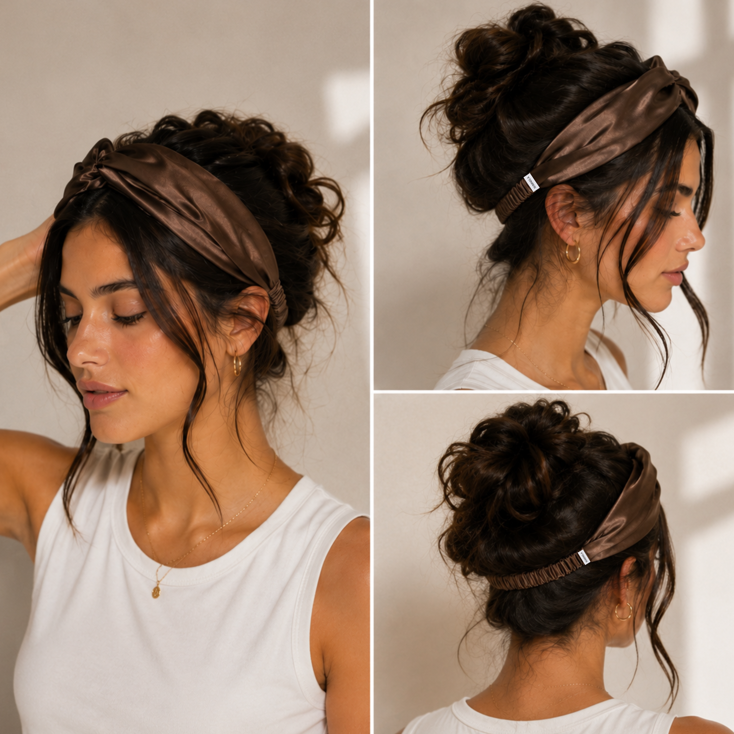Bandeau en soie de mûrier | SOMNELA