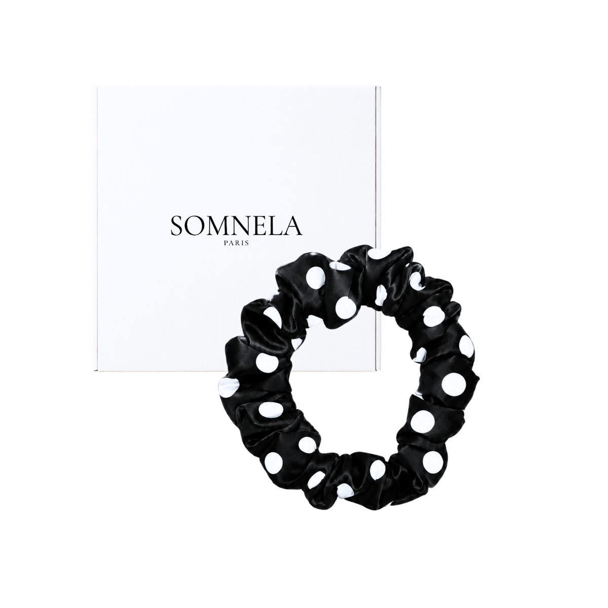 Chouchou en soie de mûrier 22 momme, S | SOMNELA