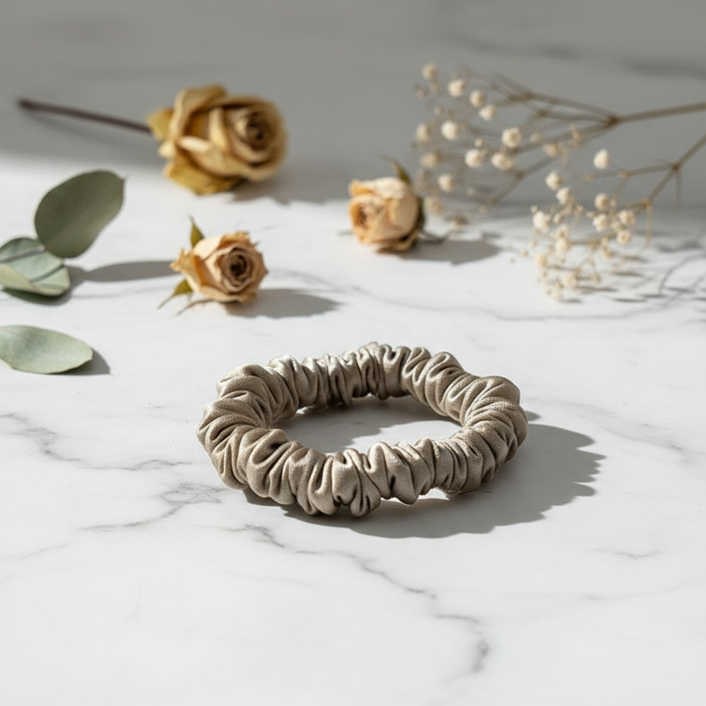 Chouchou en soie de Mûrier 1cm SOMNELA