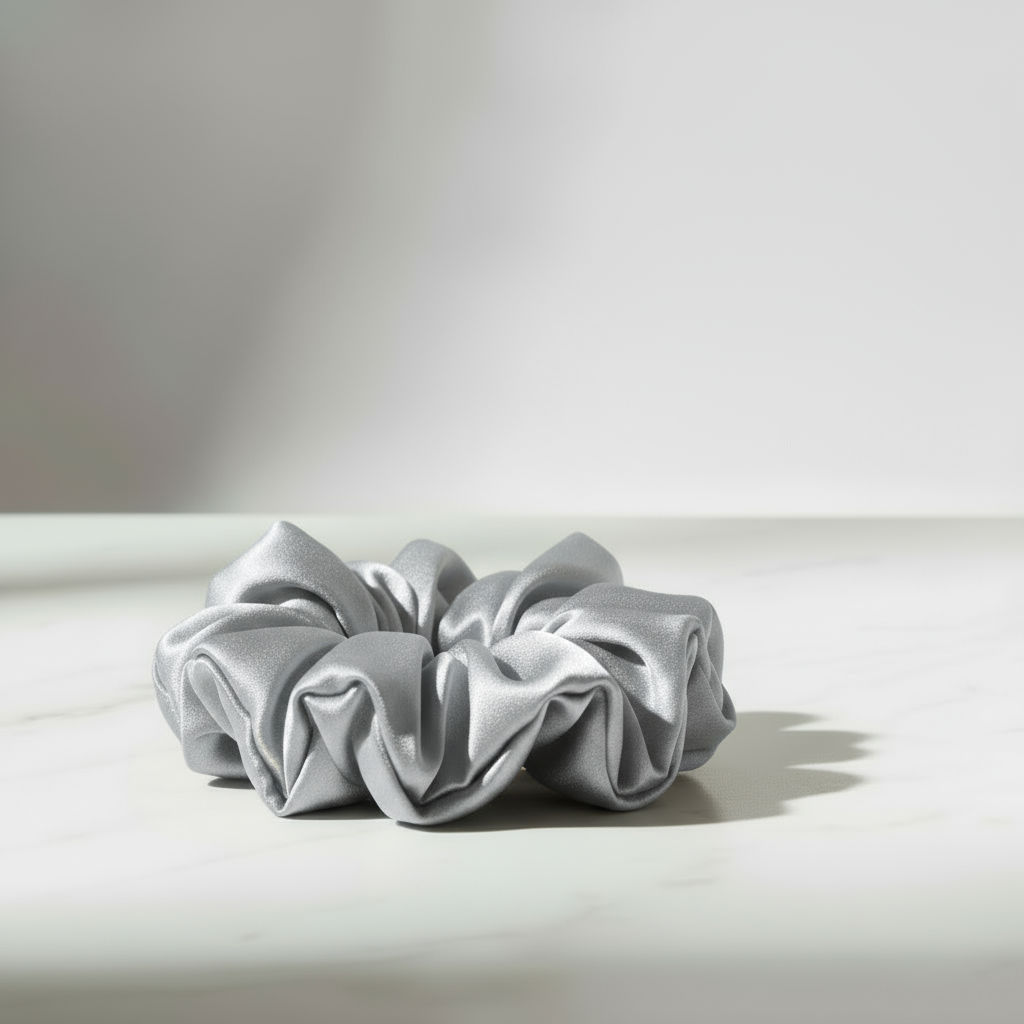 Chouchou en Soie de Mûrier 22 Momme 3cm – SOMNELA