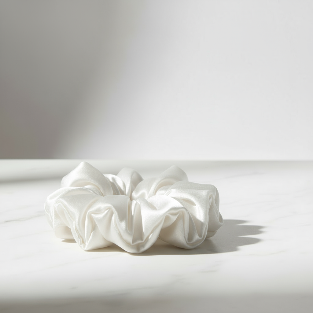 Chouchou en Soie de Mûrier 22 Momme 3cm – SOMNELA