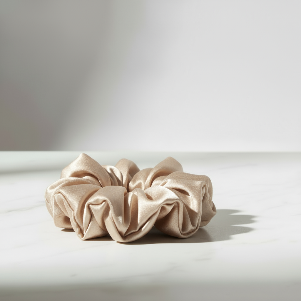 Chouchou en Soie de Mûrier 22 Momme 3cm – SOMNELA