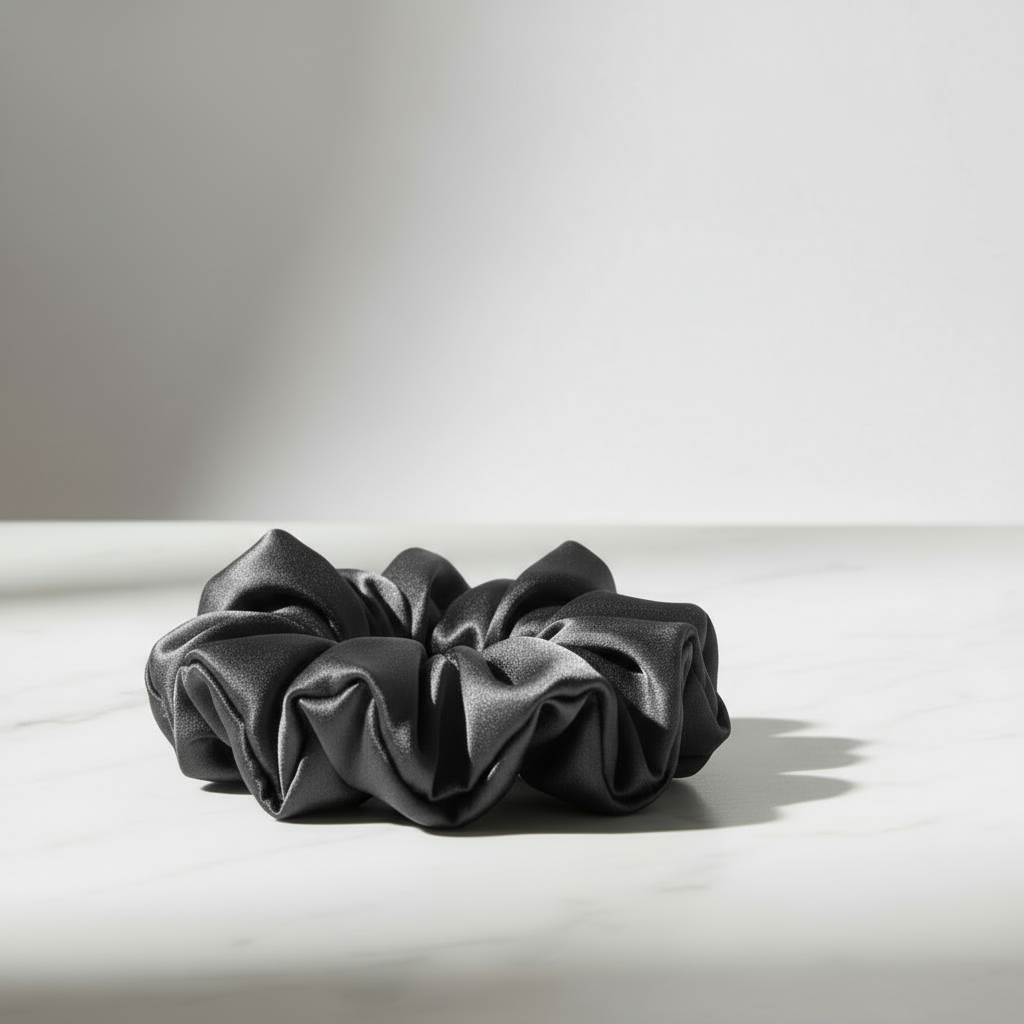 Chouchou en Soie de Mûrier 22 Momme 3cm – SOMNELA