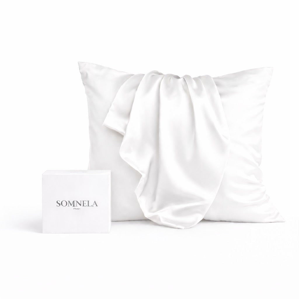 Taie d'oreiller en soie de Mûrier 22 momme | SOMNELA